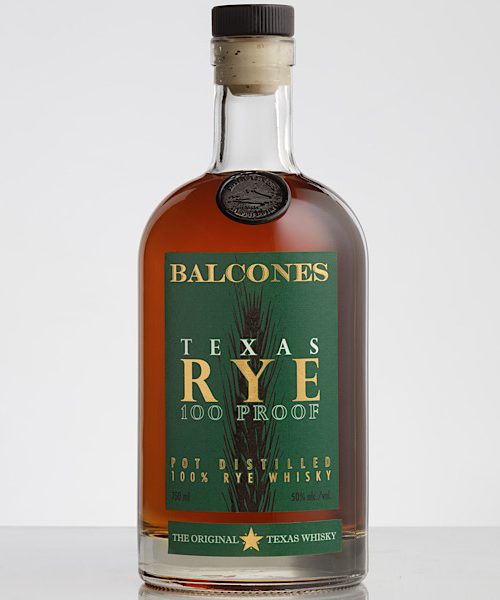 Balcones Texas 100 Proof Rye Whisky